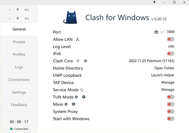 Clash for Windows客户端