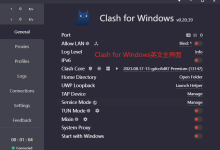Clash节点教程:Clash for Windows工具安装,订阅与代理配置-V2节点加速网